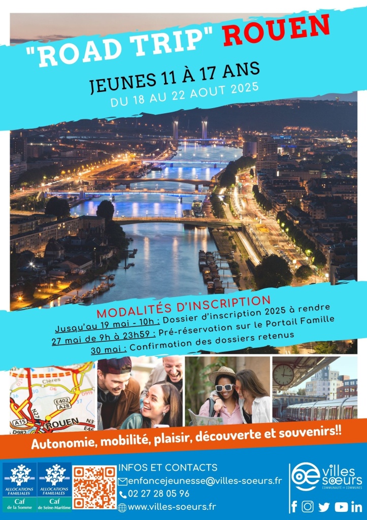 Road trip pour les jeunes de 11 à 17 ans