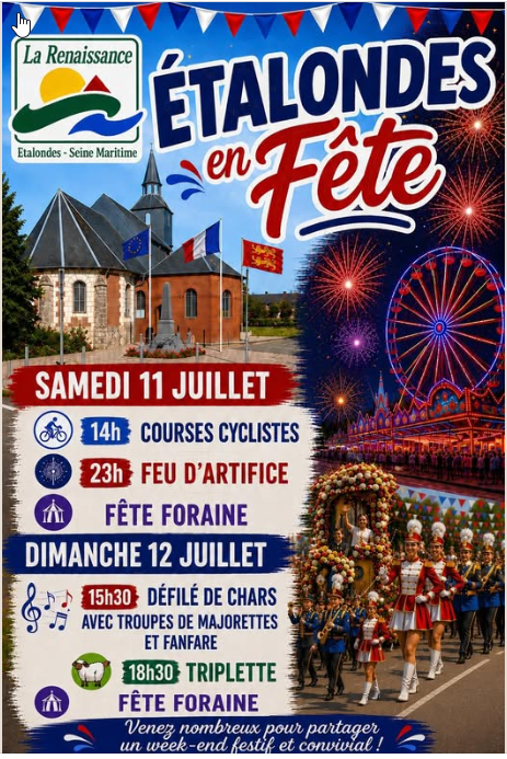 Programme de la Fête d'Etalondes